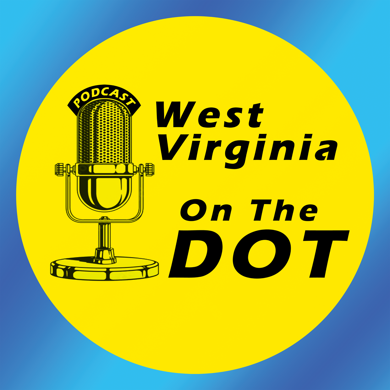 West Virginia on the DOT logo